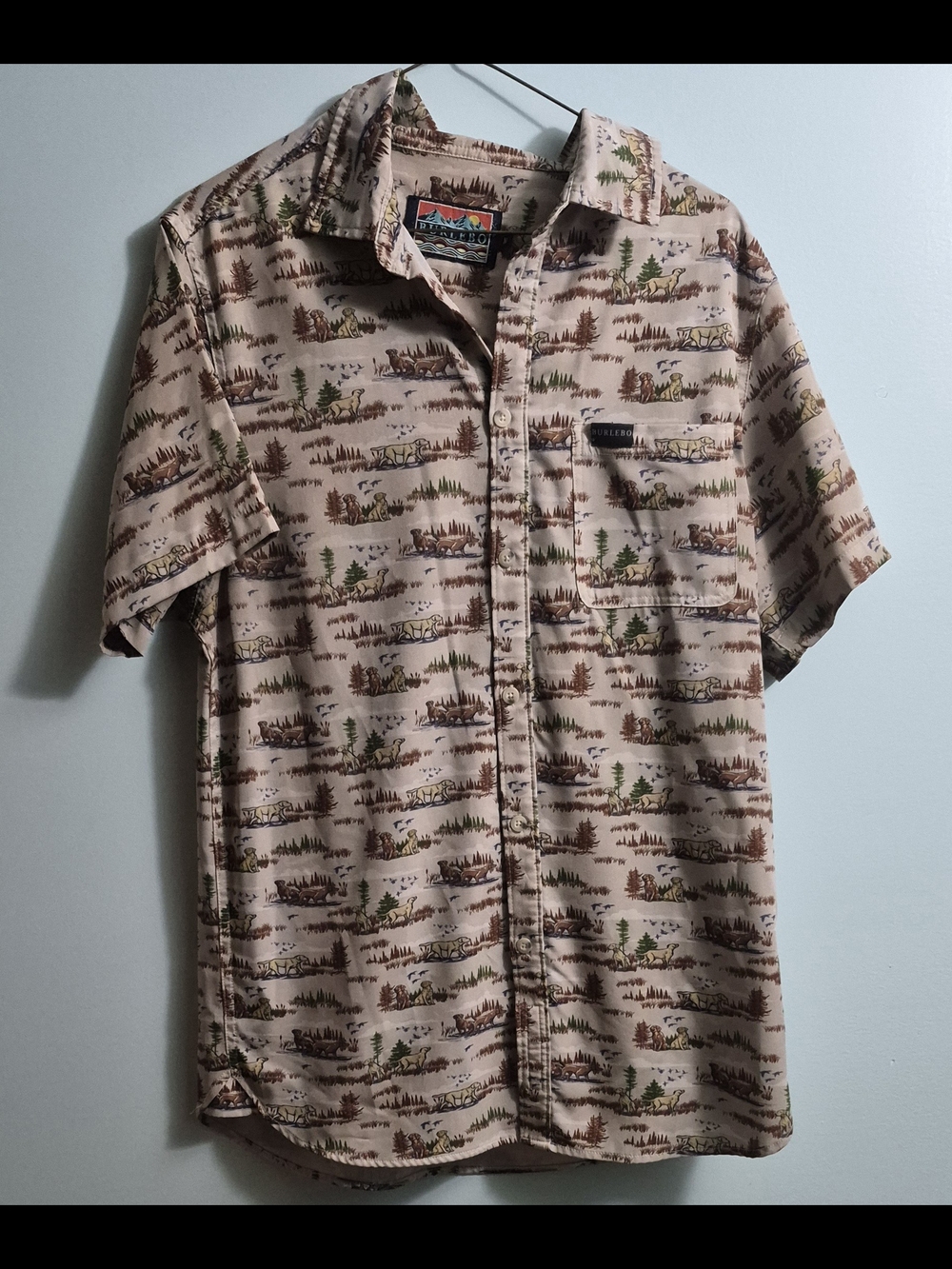 BURLEBO Men's Pattern Shirt